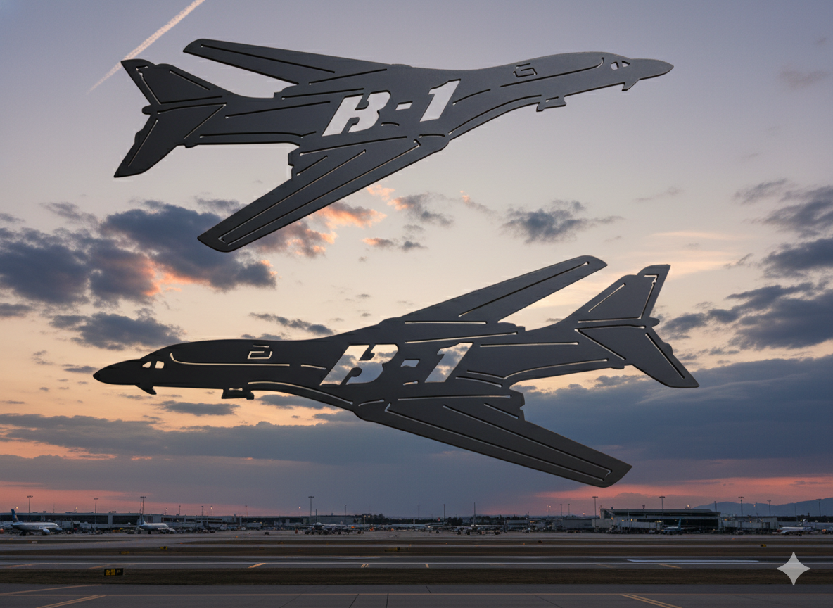 B-1 with cutout
