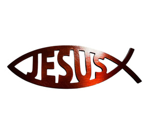 Jesus Fish with Cross